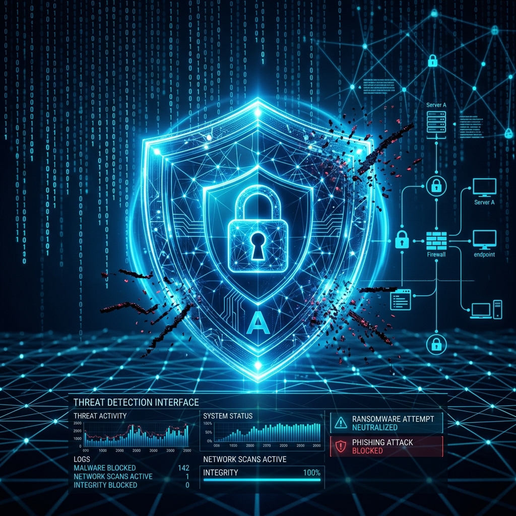 Antivirus and cybersecurity protection
